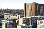 Вид на окрестности с крышы делового центра "Алексеевская Башня" Вид на окрестности с крышы делового центра "Алексеевская Башня"